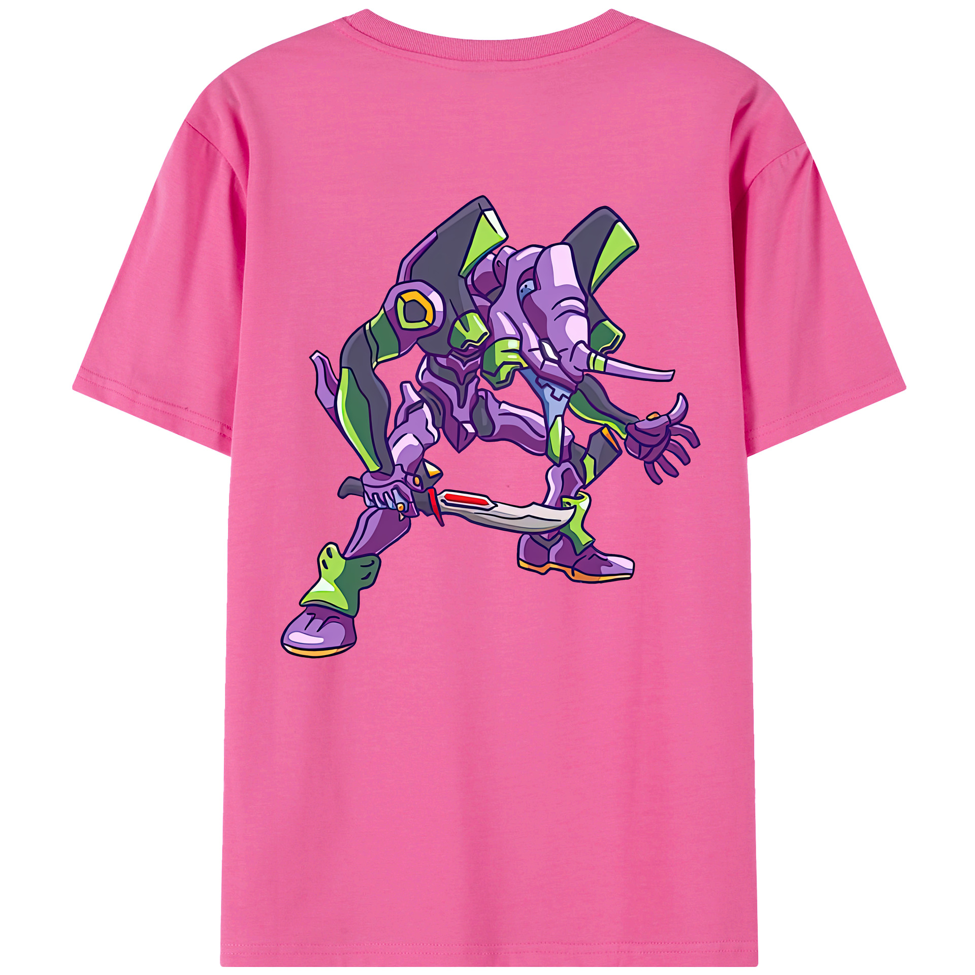（画像用） EVA 新世紀エヴァンゲリオン レディース半袖Tシャツ(バックプリント)